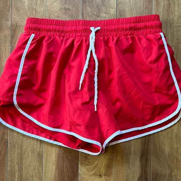 ❤️‍🔥5/20$ 5$💜INFINITE PERFORMANCE💫Women’s Red Performance Sports Shorts - Picture 2 of 6
